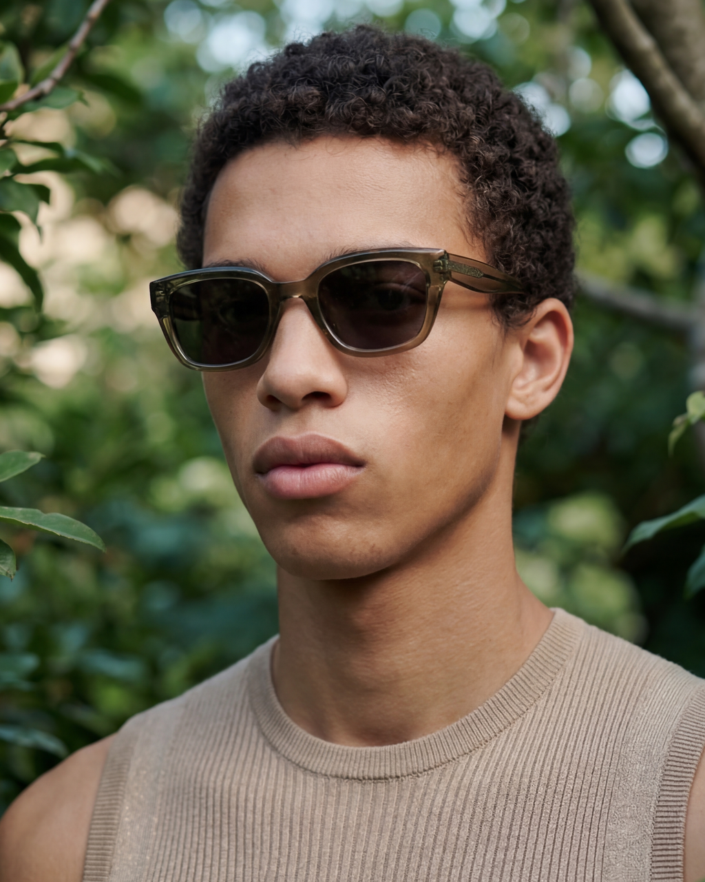 Lunettes De Soleil Paola - Gris Vert - Mixte