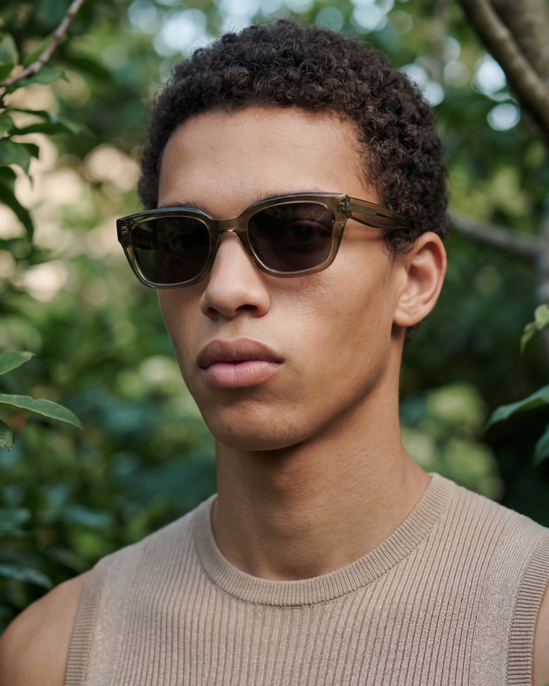 Lunettes De Soleil Paola - Gris Vert - Mixte