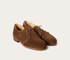 Georges-derbysko - Taupe ruskind - Unisex