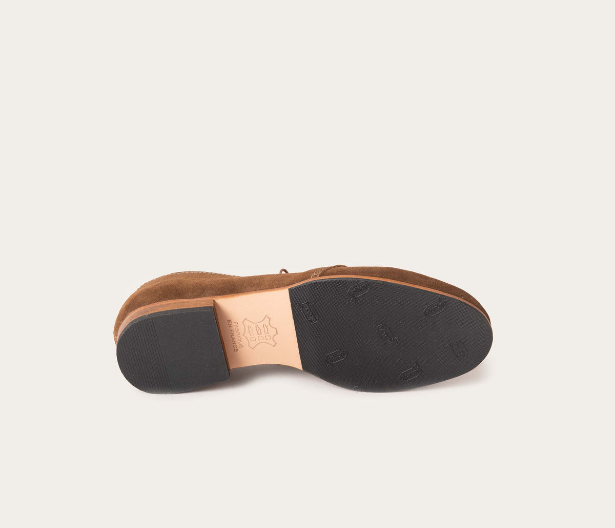 Georges-derbysko - Taupe ruskind - Unisex