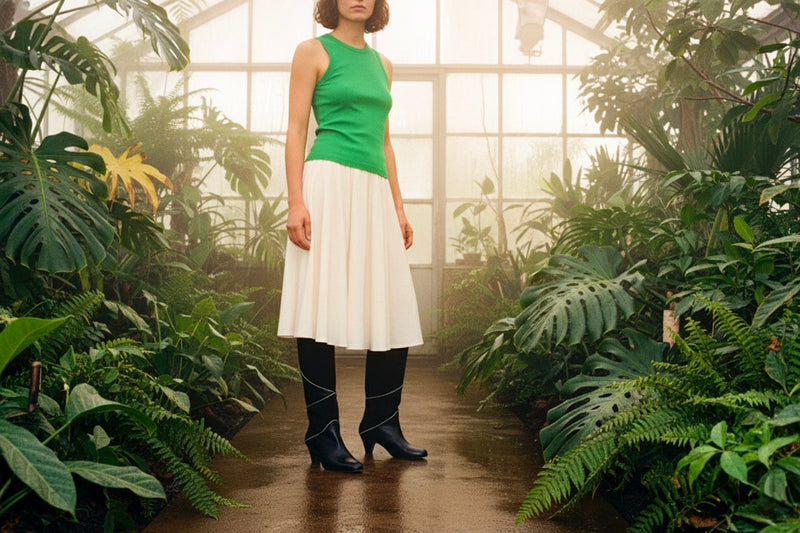 Germaimaine - Cuero y nobuk negro