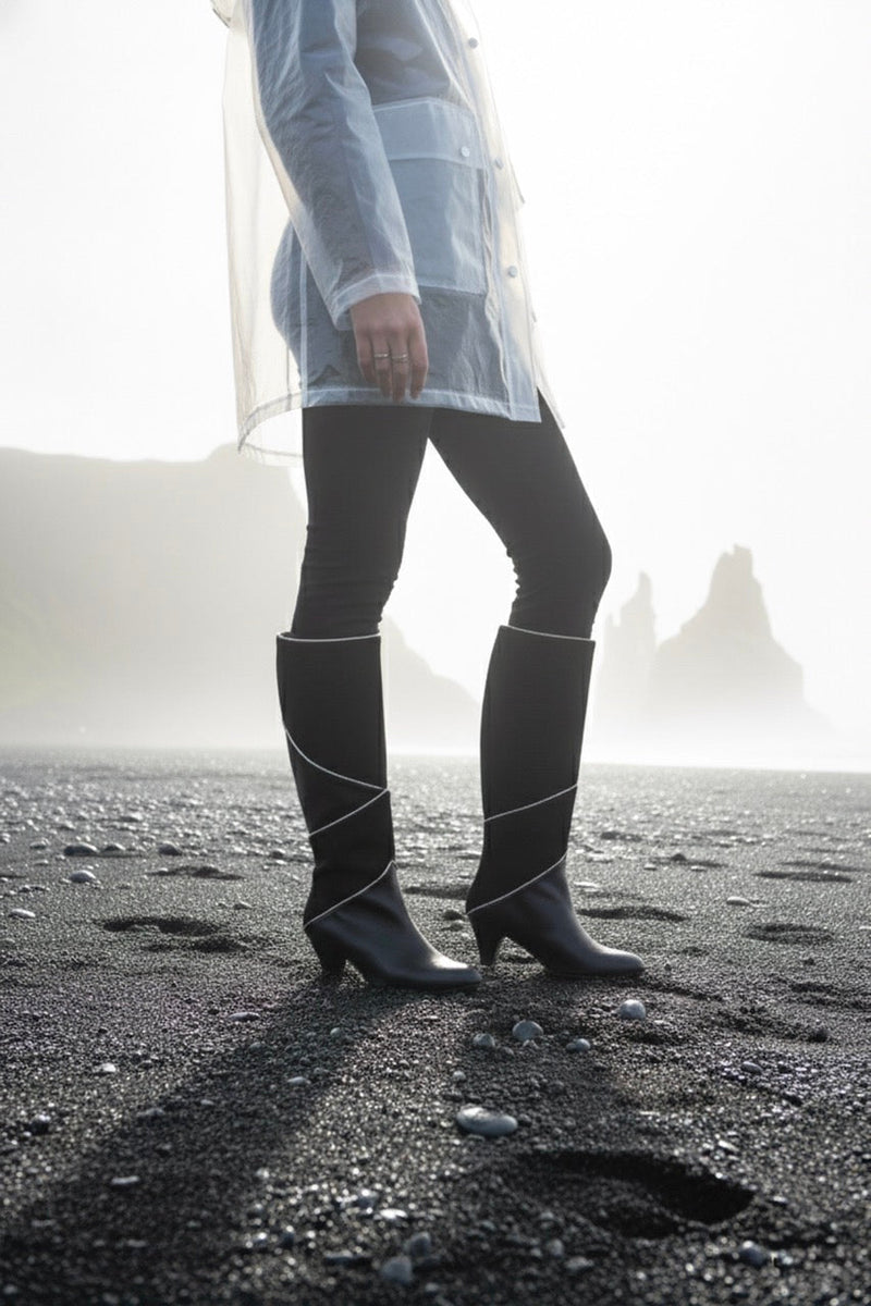 Germaimaine - Cuero y nobuk negro