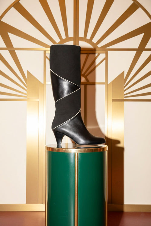 Germaimaine - Cuir & Nubuck Noir