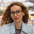 Gigi Green Prescription Glasses - Blue Light