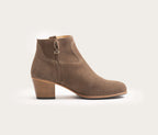 Botines Gil - Terciopelo Taupe - Mujer