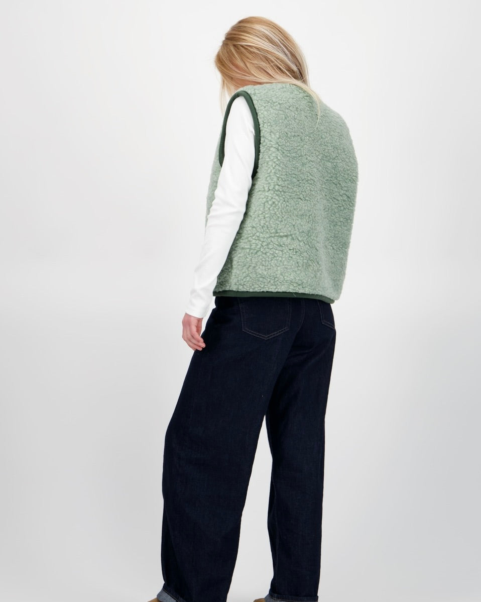 Gilet Sans Manche Mouton Varso - Vert