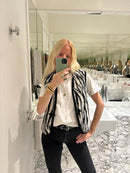 Gilet Sans Manche Laine Varso - Zébra - Femme