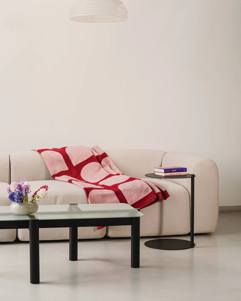 Plaid Gili - Blossom Pink/Cherry Juice