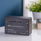 Reveil Brick Click - Noir / LED Blanche