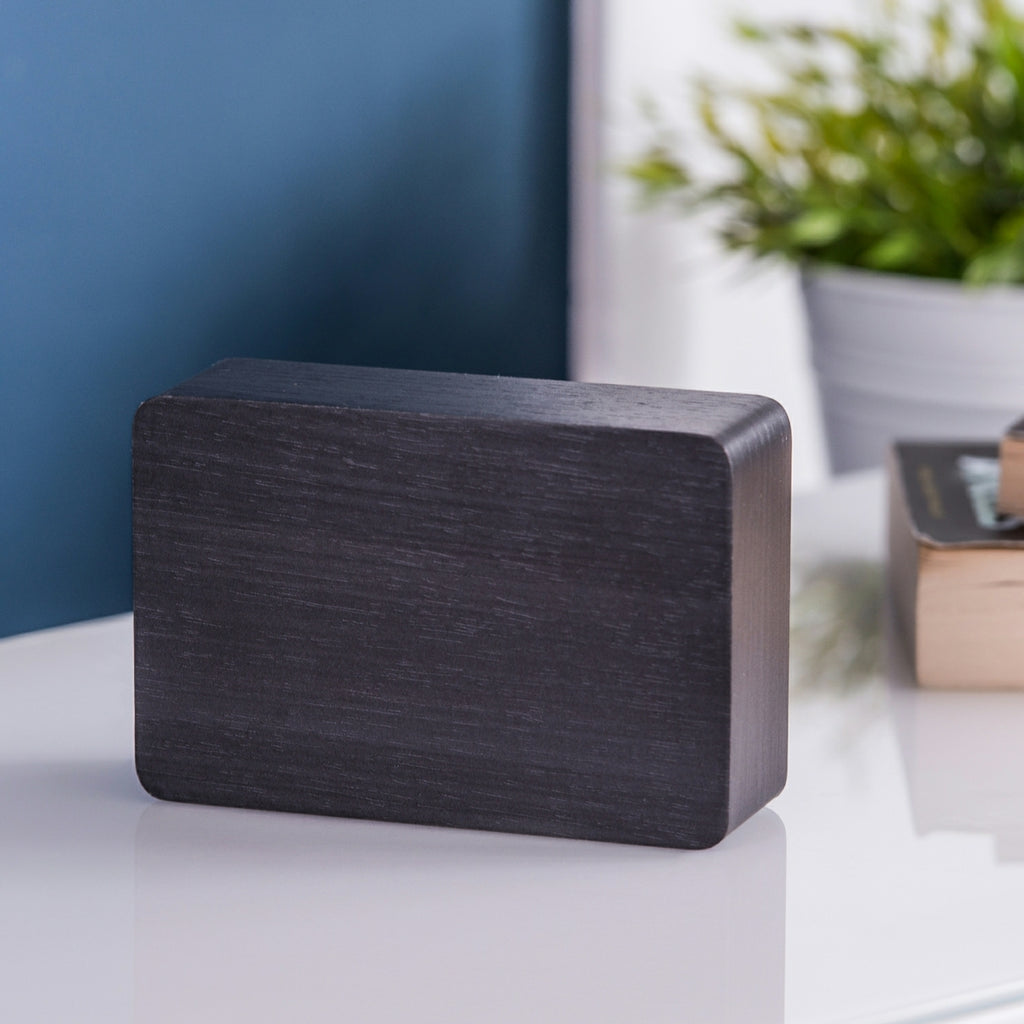 Reveil Brick Click - Noir / LED Blanche