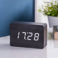 Reveil Brick Click - Noir / LED Blanche