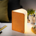 Gingko Design – Lampa LED Smart Book – Len Orange Harmony – 2 rozmiary, lampa stołowa w kształcie otwartej książki dająca ciepłe światło