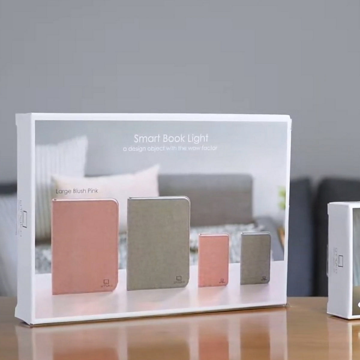 Gingko Design – Lampa LED Smart Book – Len Orange Harmony – 2 rozmiary, cztery inteligentne świecące książki w różnych rozmiarach i kolorach
