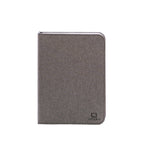 Gingko Design – Lampa Smart Book LED - Len Miejski Szary - 2 Rozmiary, etui ochronne na tablet w kolorze szarym, widok z przodu