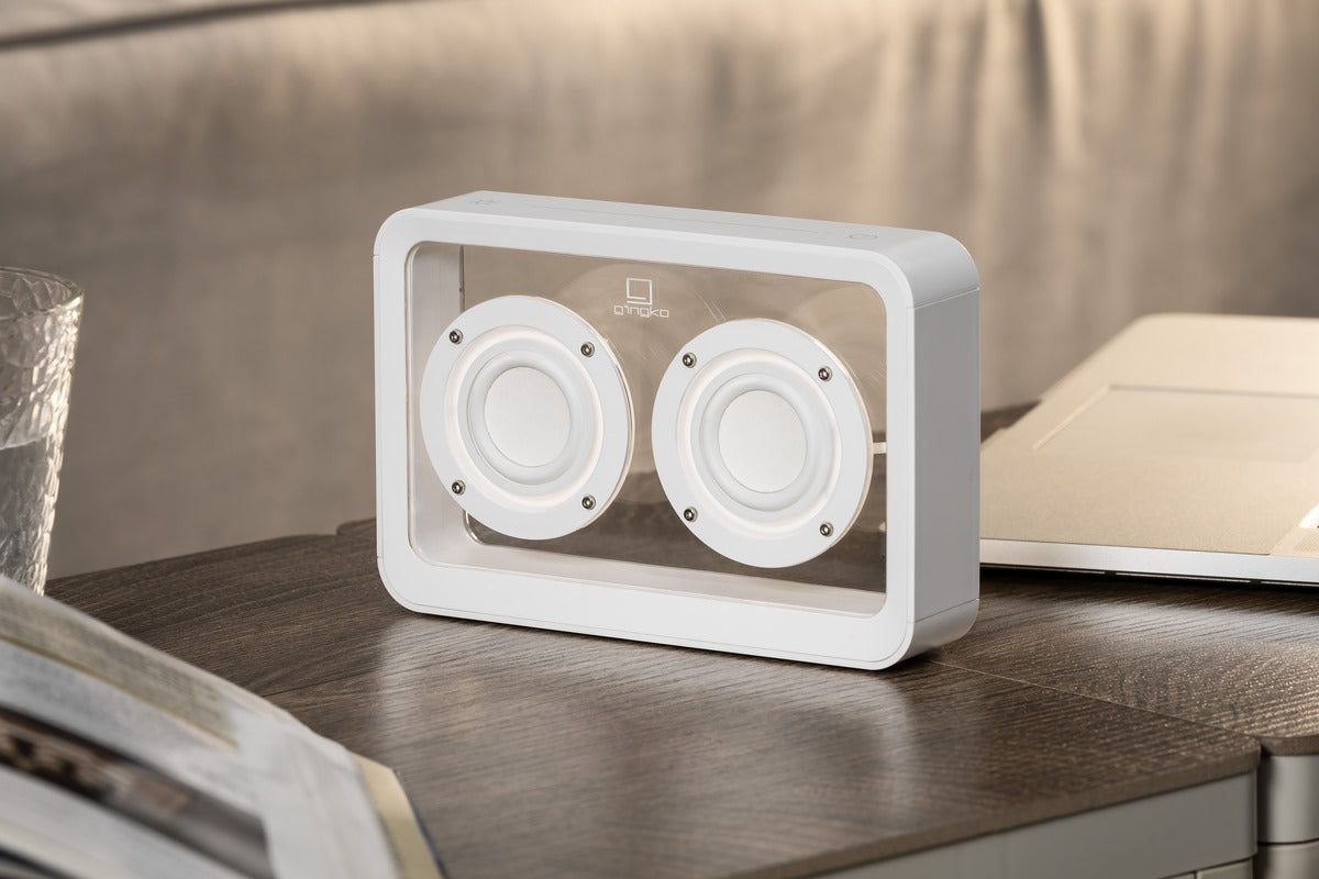 Enceinte Mage Bluetooth Transparente - Bois Blanc