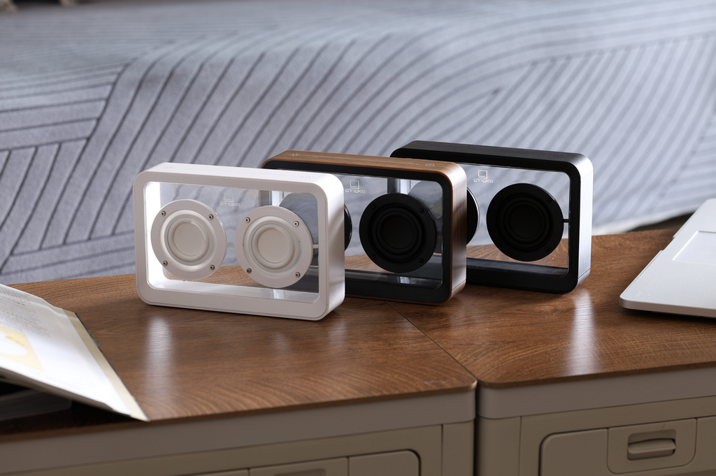 Enceinte Mage Bluetooth Transparente - Bois Noir