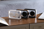 Enceinte Mage Bluetooth Transparente - Bois Noir