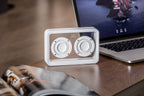 Enceinte Mage Bluetooth Transparente - Bois Blanc