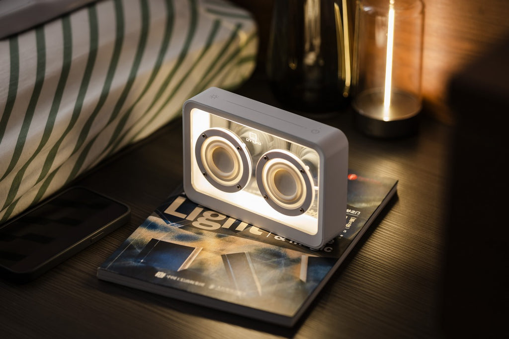 Enceinte Mage Bluetooth Transparente - Bois Blanc