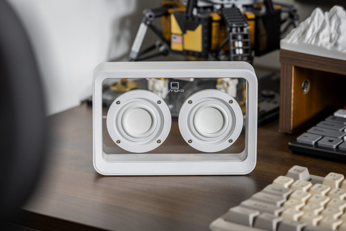 Enceinte Mage Bluetooth Transparente - Bois Blanc