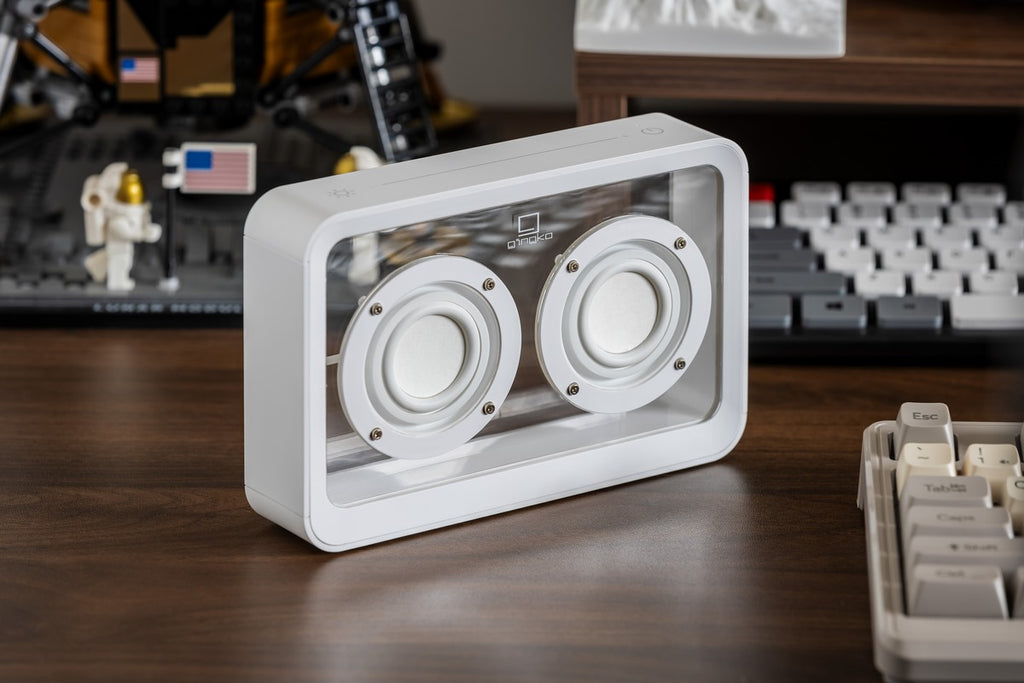 Enceinte Mage Bluetooth Transparente - Bois Blanc