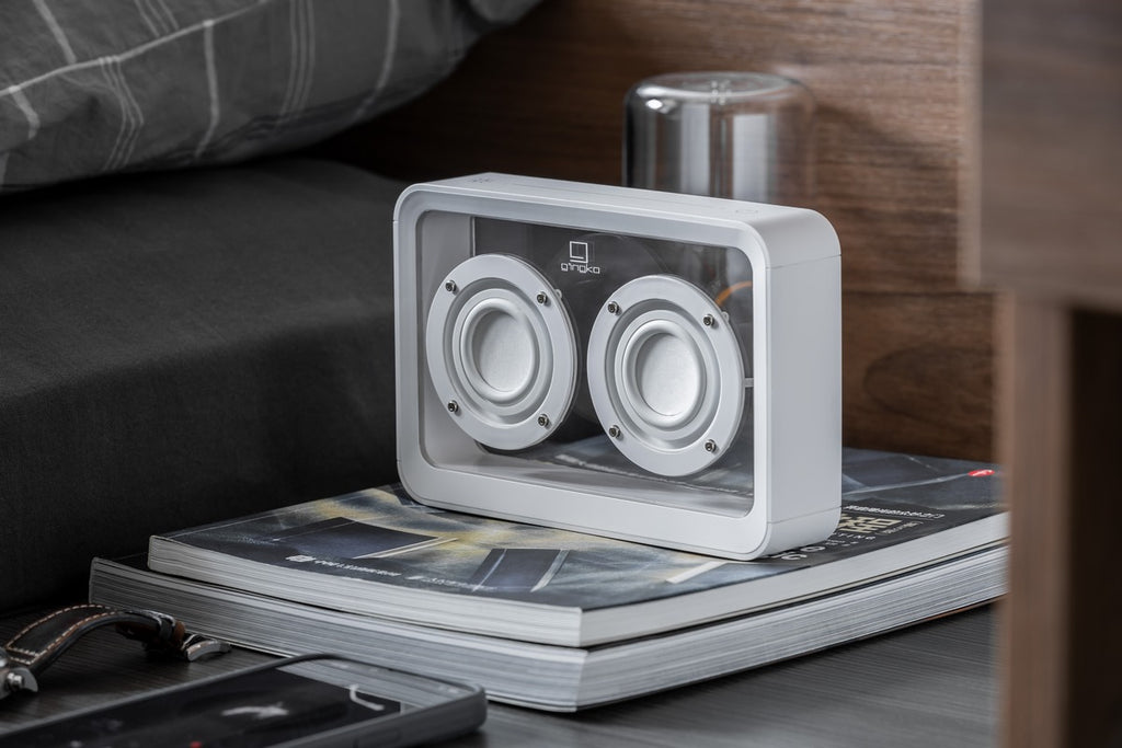 Enceinte Mage Bluetooth Transparente - Bois Blanc