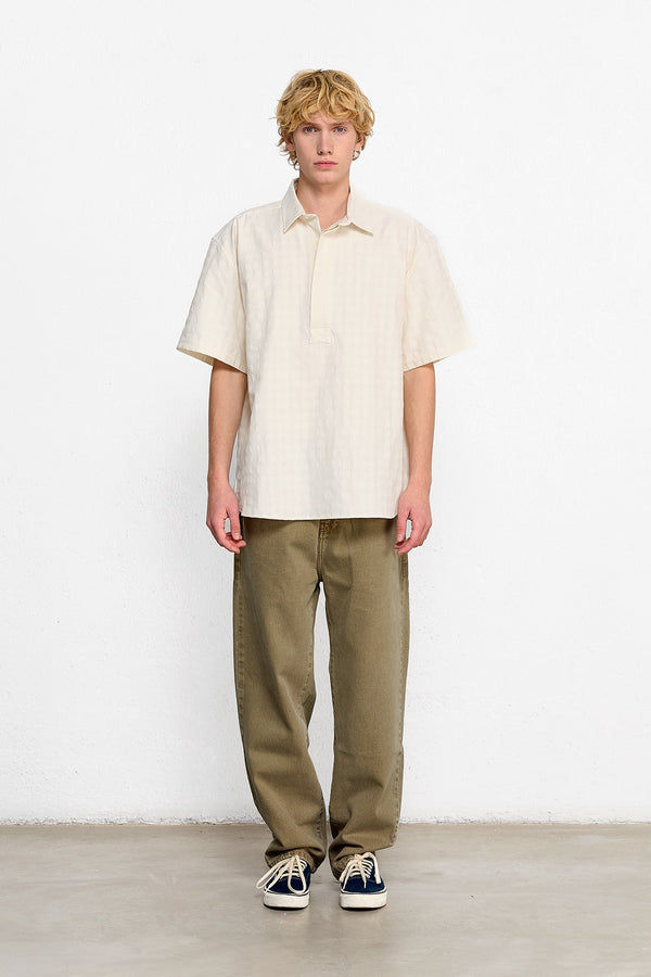 Camisa de Manga Corta Giorgos Off White