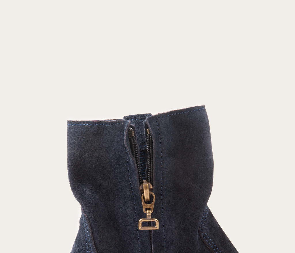 Stivaletti Gisèle - Camoscio Blu - Donna