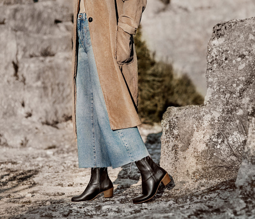 Stivaletti Gisèle - Camoscio Blu - Donna