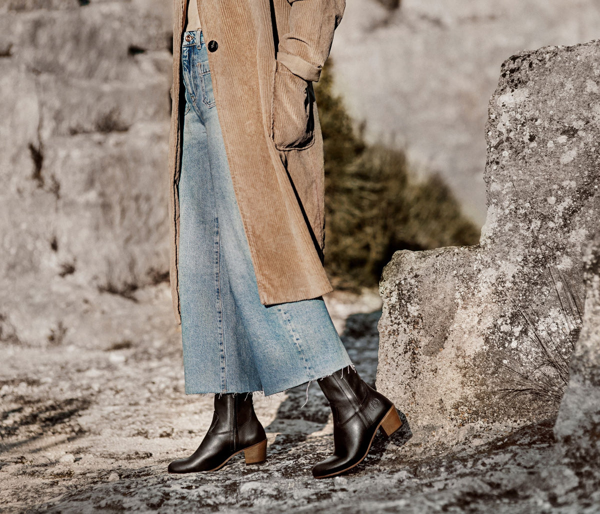 Stivaletti Gisèle - Camoscio Blu - Donna
