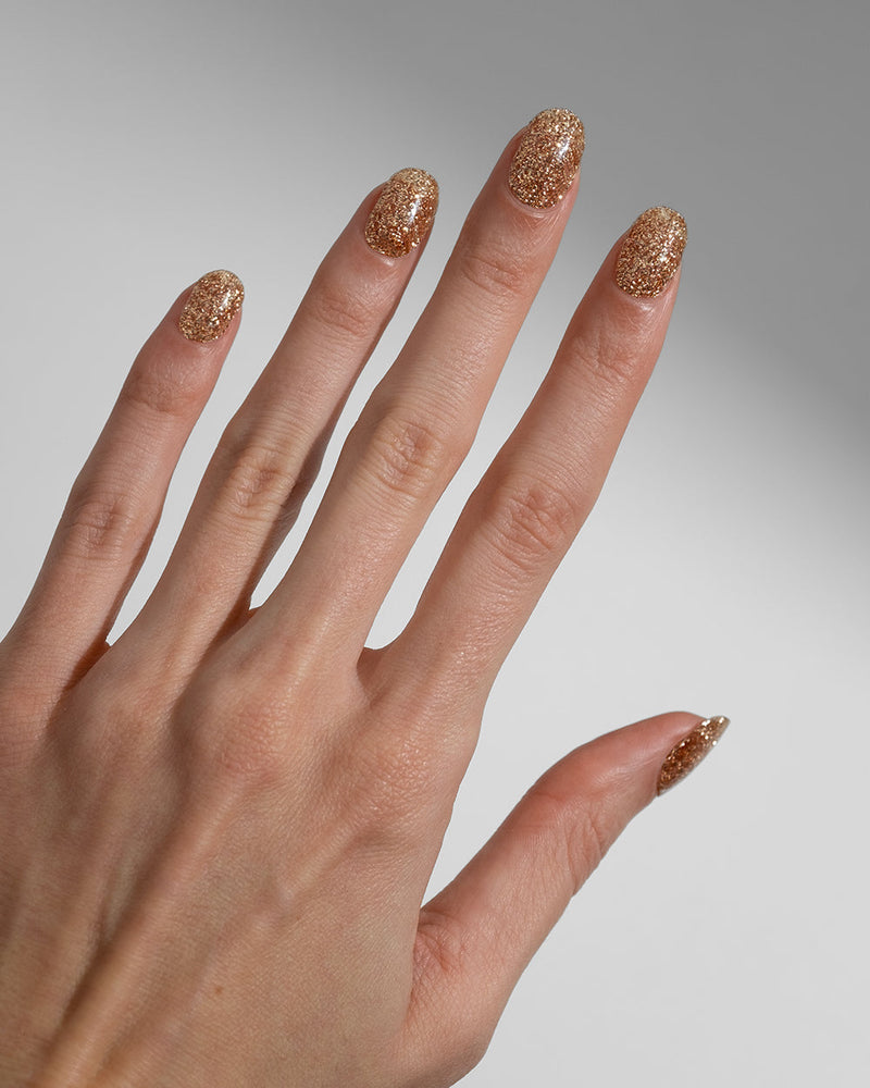 Glittery Rosegold UV