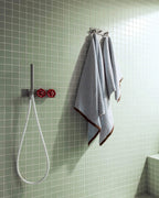 Serviette De Bain Gobo - Baby Blue / Rayures Étroites