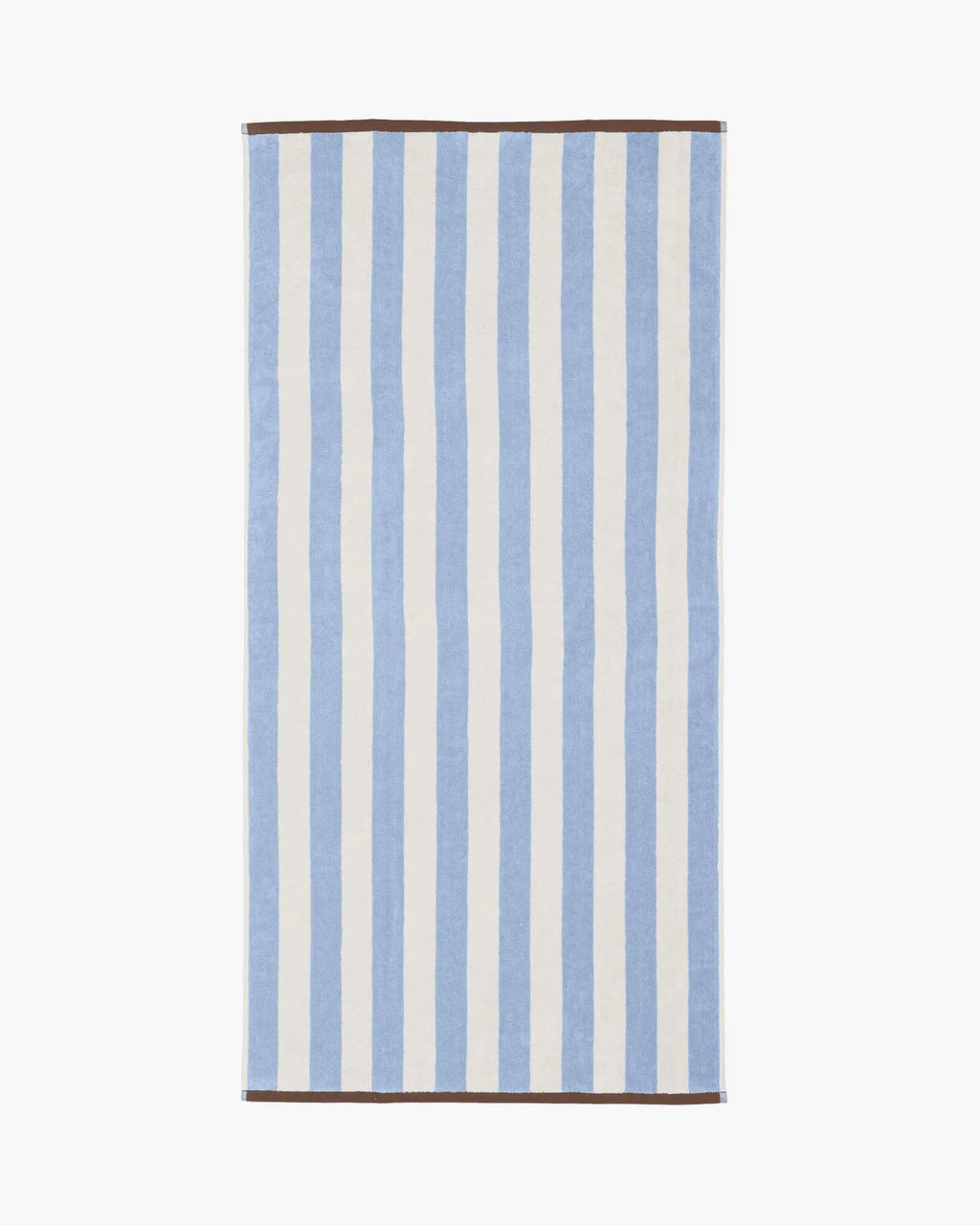 Gobo Bath Towel - Baby Blue / Wide Stripes