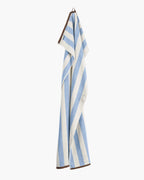 Gobo Bath Towel - Baby Blue / Wide Stripes