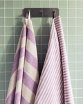 Serviette À Main Gobo - Pastel Lilac / Rayures Étroites
