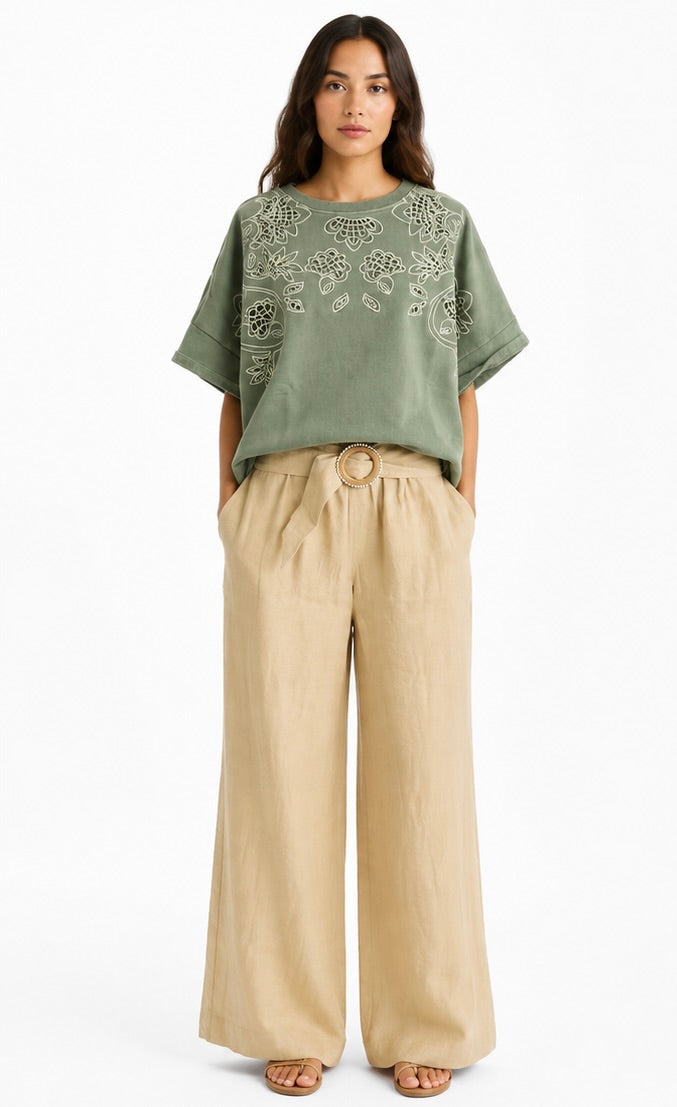 Pantalón Halva - Beige