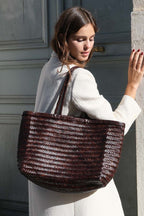 Cabas Delhi Large - Chocolat