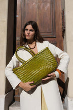 Delhi Large Tote Bag - Kiwi