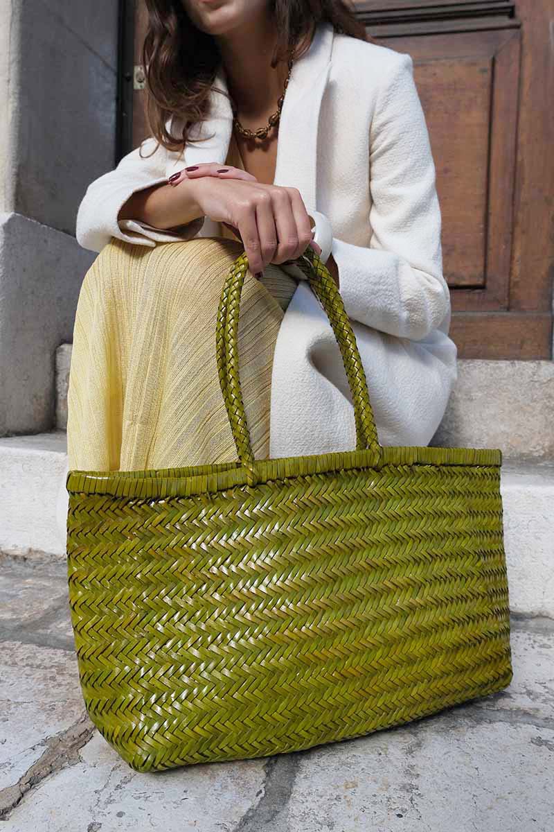 Delhi Large Tote Bag - Kiwi