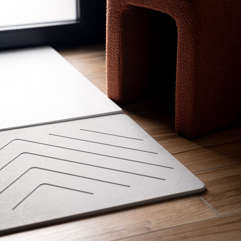 Tapis De Bain En Pierre De Diatomite - Grand Format - 3 Coloris