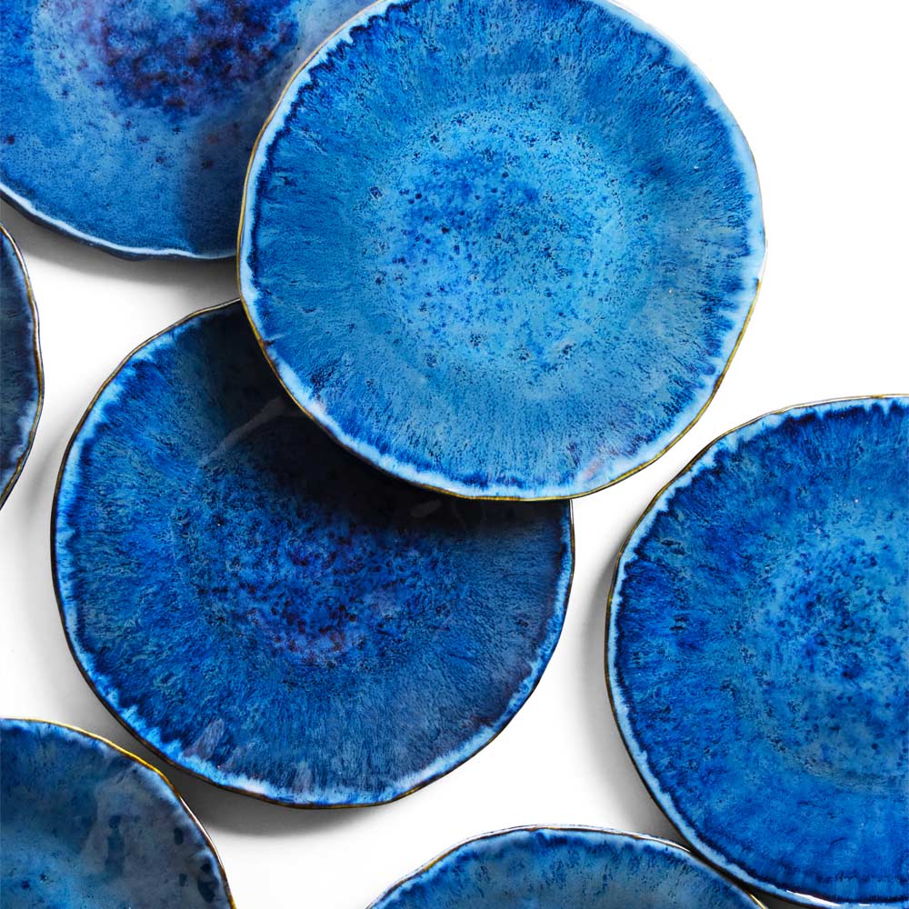 Plato Onda Grande | Azul abisal