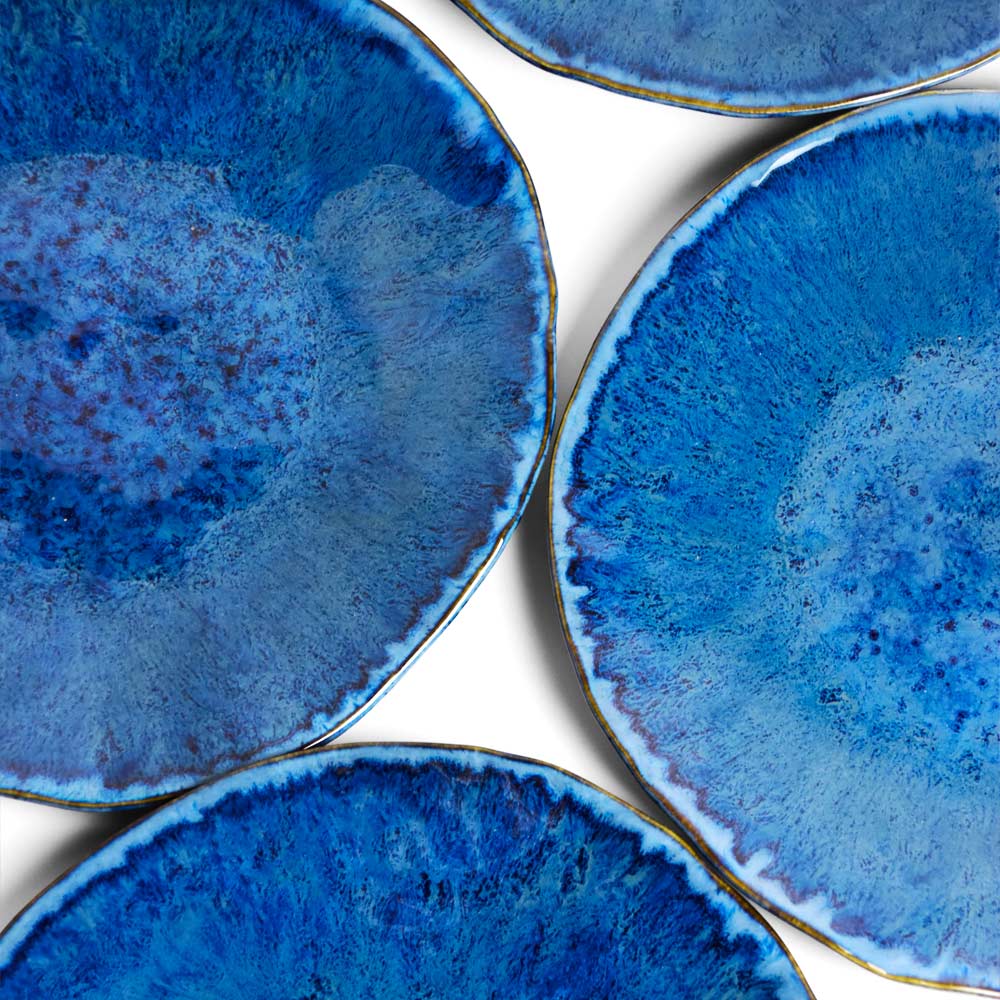 Plato Onda Grande | Azul abisal