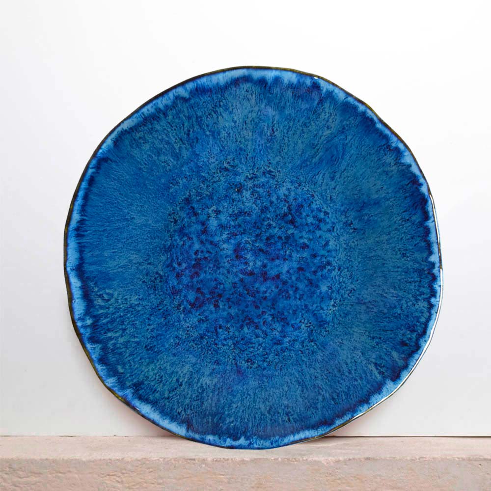 Plato Onda Grande | Azul abisal