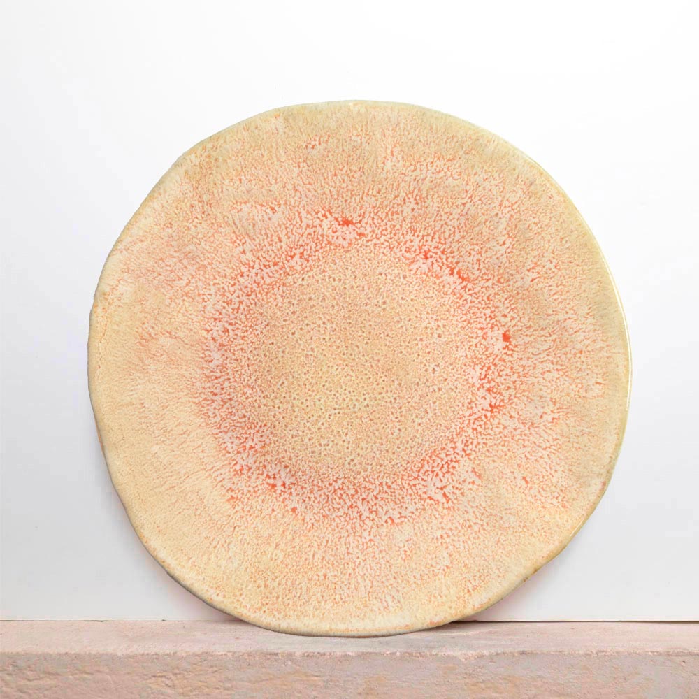 Plato Onda Grande | coral dorado