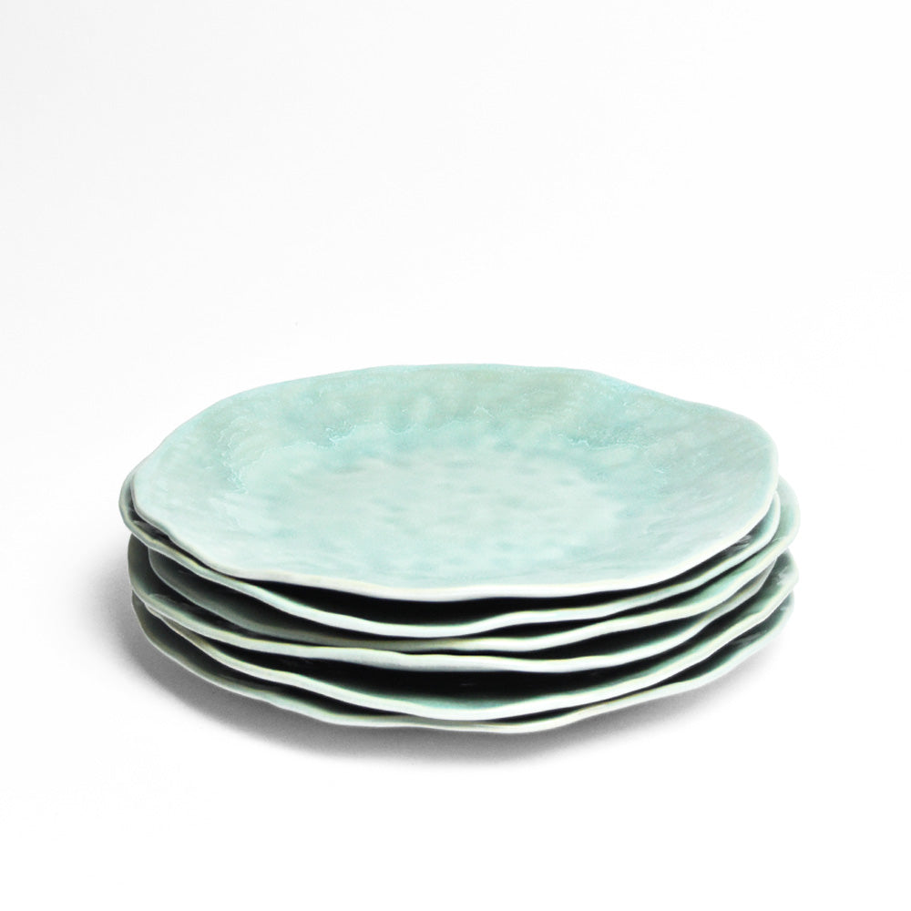 Plato Onda Grande | verde agua