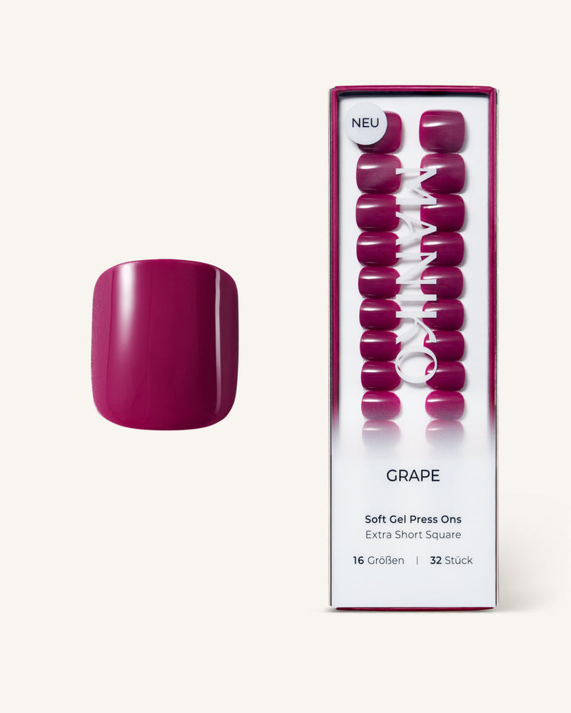 Grape (Extra Court, Carré) - Press Ons