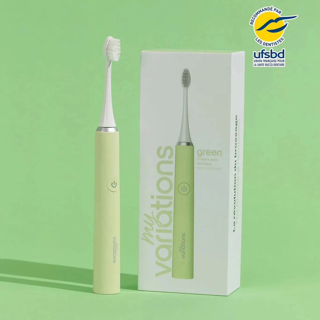 Green Brush + Case + Support