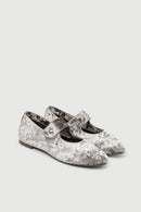 Mary Janes Greta - Velours Gris