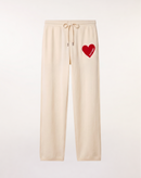 Jogging Droit Coeur "Future" - Sable