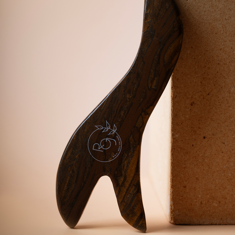 Gua Sha Signature Lift-Outils Visage-Roll On Jade